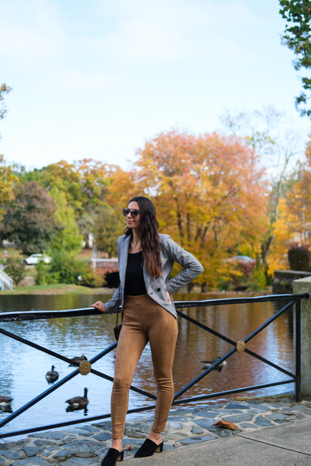 Soprano Faux Suede Pant 1